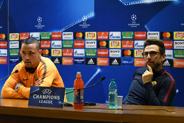 09.04.2018 Conferenza AS Roma e FC Barcelona Champions L.