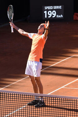 Roma 20.05.2017 Internazionali BNL Zverev vs Isner