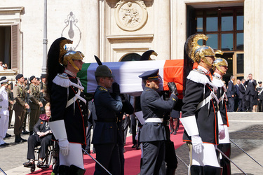 26.09.2023 Pza Montecitorio Esequie Presidente Emerito Giorgio Napolitano G.Leanza ph