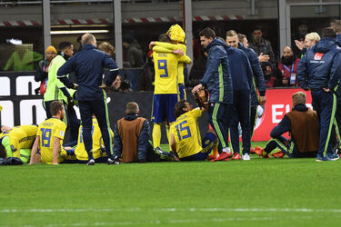 13.11.2017 Milano Playoff Italia vs Svezia 0 0 La festa Svedese