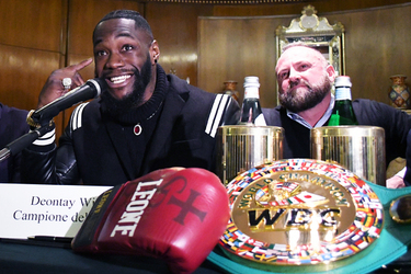 13.12.2019 Roma Deontay Wilder Conference. G.Leanza ph