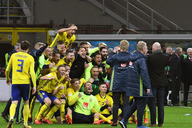 13.11.2017 Milano Playoff Italia vs Svezia 0 0 La festa Svedese