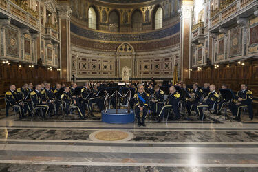04.12.2017 Roma S.Giovanni Laterano Messa Solenne S.Barbara 04.12.2017 Roma S.Giovanni Laterano Messa Solenne S.Barbara