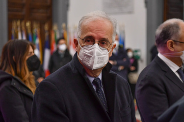 13.01.2022 Il feretro di David Sassoli in Campidoglio G.Biagini ph per SCATTO. 13.01.2022 Il feretro di David Sassoli in Campidoglio G.Biagini ph per SCATTO.