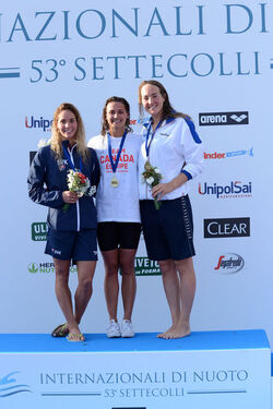 25.06.2016 Roma Stadio del Nuoto. Premiazioni