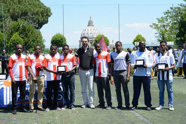27.05.2017 Premiazioni Clericus Cup 2017. Collegio Urbano vs Universita Gregoriana 2 0