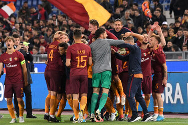 21.04.2017 Finale Coppa Italia Primavera Roma vs Entella 2 0 Esultanze 21.04.2017 Finale Coppa Italia Primavera Roma vs Entella 2 0 Esultanze