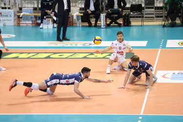 13.03.2022 SuperLega Credem Banca Pallavolo Regular Season Consar RCM Ravenna vs. Top Volley Cisterna J.Oegerli per SCATTO ph