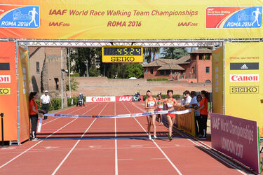 07.05.2016 Mondiali Marcia 10 km donne 07.05.2016 Mondiali Marcia 10 km donne