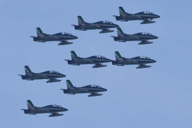 02.06.2017 Roma passaggio Frecce Tricolori Festa Repubblica