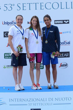 25.06.2016 Roma Stadio del Nuoto. Premiazioni