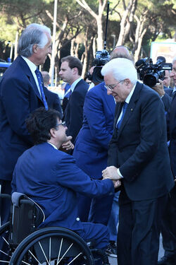 12.06.2017 Roma CONI arrivo Presidente Repubblica Mattarella