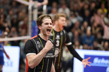 23.04.2023 Schoenenwerd Campionato Svizzero 2023 Pallavolo Maschile Volley Schoenenwerd vs. Volley Amriswil J.Oegerli ph