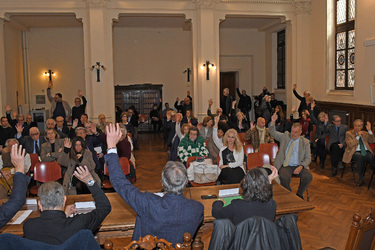 31.03.2026 Roma Aula Magna Facolt&agrave; Teologica Valdese Assemblea Bilancio OdG e Premi 50 anni da giornalisti G.Leanza ph