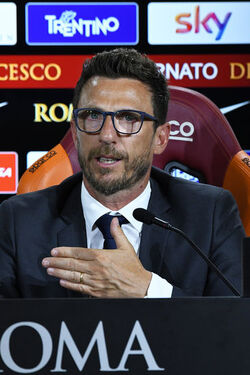 14.06.2017 Presentazione Di Francesco allenatore AS Roma