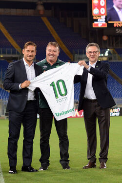 01.09.2017 Roma vs Chapecoense Match Friendly 37 photos