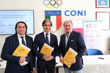 04.04.2025 CONI Presentazione 67ma Edizione Giro Ciclistico Reggio Calabria G.Leanza ph 04.04.2025 CONI Presentazione 67ma Edizione Giro Ciclistico Reggio Calabria G.Leanza ph