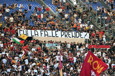 21.09.2025 Serie A 4a giornata Lazio vs Roma il Derby degli Striscioni G.Leanza ph