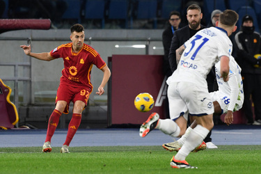 20.01.2024 Roma vs Verona 2 1 esordio De Rossi allenatore G.Leanza ph