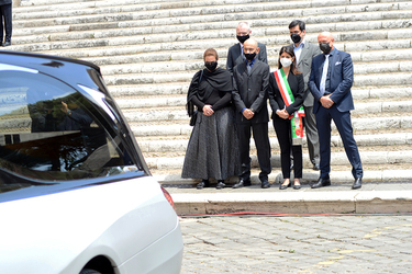 Roma 09.07.2021 Raffaella Carr&agrave; Esequie. G.Leanza ph