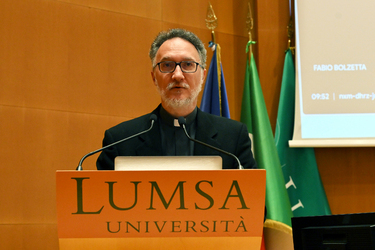 27.05.2025 Universit&agrave; Lumsa Sala Giubileo Giornata Mondiale Comunicazioni Sociali Analisi Contenuto Messaggio Papa Francesco ai Media G.Leanza ph