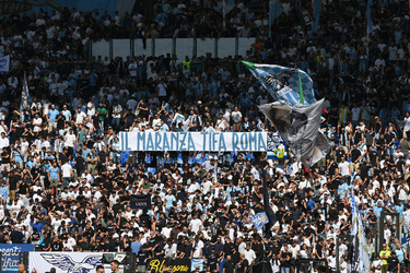 21.09.2025 Serie A 4a giornata Lazio vs Roma il Derby degli Striscioni G.Leanza ph