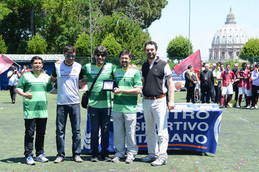 27.05.2017 Premiazioni Clericus Cup 2017. Collegio Urbano vs Universita Gregoriana 2 0