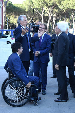 12.06.2017 Roma CONI arrivo Presidente Repubblica Mattarella