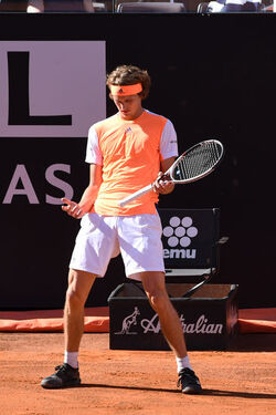 Roma 20.05.2017 Internazionali BNL Zverev vs Isner