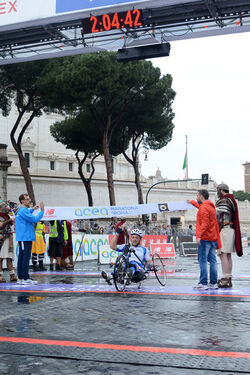 02.07.2017 Maratona di Roma. Arrivi