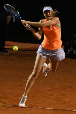 16.05.2017 Internazionali Tennis Sharapova vs Lucic Baroni. G Leanza Ph