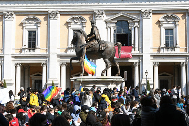 07.03.2022 Campidoglio Appello Giovani per la Pace. G.Leanza ph