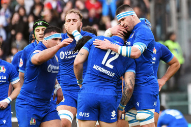 23.02.2025 Stadio Olimpico Italia vs Francia 24 73 Guiness M6 Nations G.Leanza ph