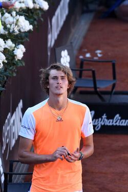 Roma 20.05.2017 Internazionali BNL Zverev vs Isner