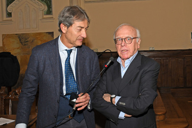 31.03.2026 Roma Aula Magna Facolt&agrave; Teologica Valdese Assemblea Bilancio OdG e Premi 50 anni da giornalisti G.Leanza ph