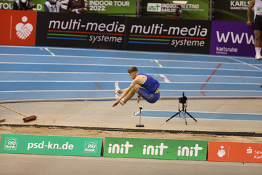 28.01.2022 Karlsruhe INIT Indoor Meeting Karlsruhe 2022 World Athletics Tour Gold J.Oegerli ph