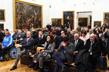 18.01.2023 Presentazione 6 Nazioni Rugby Musei Capitolini sala Piero da Cortona G.Leanza ph