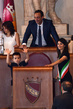 07.07.2016 Roma Campidoglio. Giuramento Sindaca Virginia Raggi