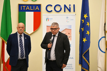 01.12.2025 Salone d Onore CONI Benemerenze 2023 24 CONI Lazio e CIP Lazio Stelle e Palme al Merito Sportivo Medaglie al Valore Atletico G.Leanza ph