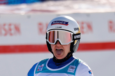 12.12.2021 Audi FIS Ski World Cup St. Moritz Super G Donne J.Oegerli ph