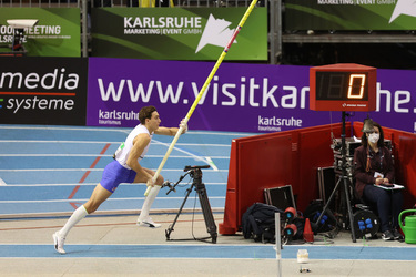 28.01.2022 Karlsruhe INIT Indoor Meeting Karlsruhe 2022 World Athletics Tour Gold J.Oegerli ph