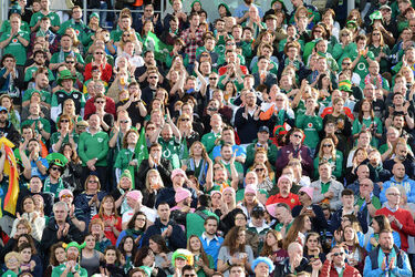 11.02.2017 RBS 6 Nation. Ita vs Irl Supporters