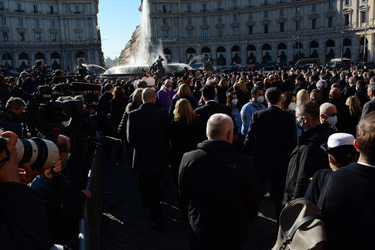 14.01.2022 Funerali di Stato Presidente Sassoli. G.Leanza ph