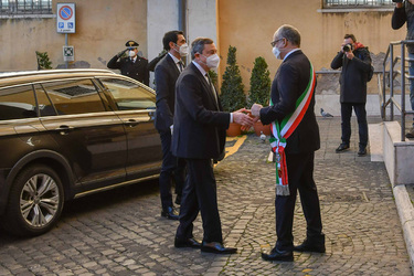 13.01.2022 Il feretro di David Sassoli in Campidoglio G.Biagini ph per SCATTO. 13.01.2022 Il feretro di David Sassoli in Campidoglio G.Biagini ph per SCATTO.