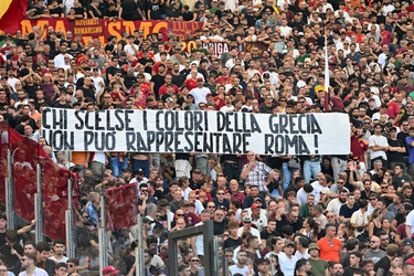 21.09.2025 Serie A 4a giornata Lazio vs Roma il Derby degli Striscioni G.Leanza ph