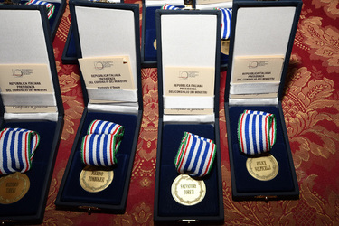 31.01.2024 Campidoglio Sindaco Gualtieri consegna Medaglie Onore a familiari deportati G.Leanza ph