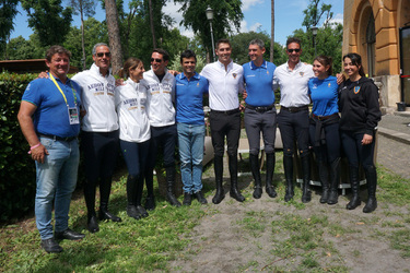 22.05.2024 CSIO Roma Presentazione squadra Italia G.Leanza ph 22.05.2024 CSIO Roma Presentazione squadra Italia G.Leanza ph