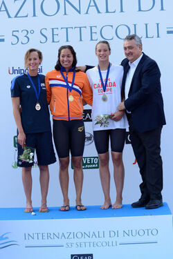 25.06.2016 Roma Stadio del Nuoto. Premiazioni