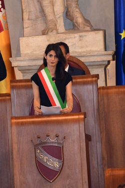 07.07.2016 Roma Campidoglio. Giuramento Sindaca Virginia Raggi