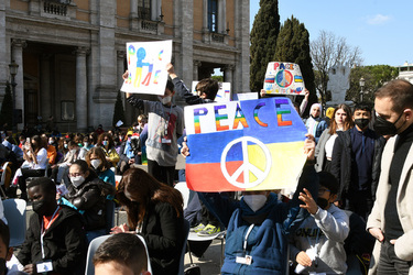 07.03.2022 Campidoglio Appello Giovani per la Pace. G.Leanza ph